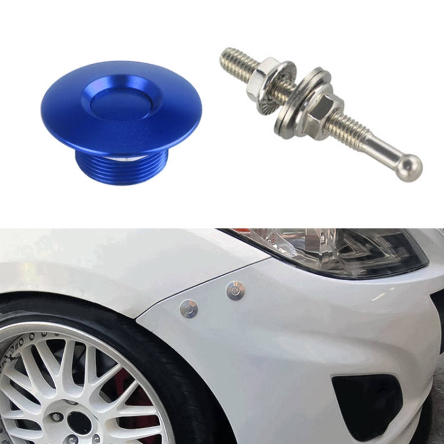 54mm Stainless Steel Quick-pins Push Button Billet Hood Pins Lock Clip Kit, 54mm (Silver), 54mm (...