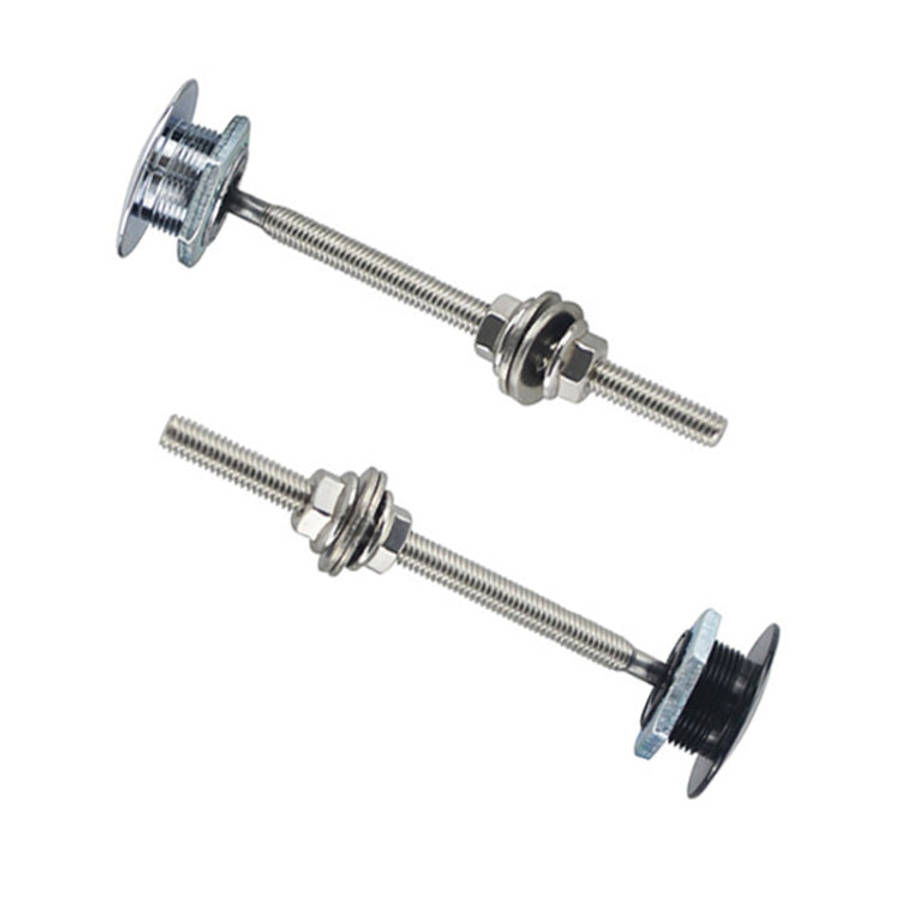 100mm Stainless Steel Quick-pins Push Button Billet Hood Pins Lock Clip Kit, 100mm (Red), 100mm (...