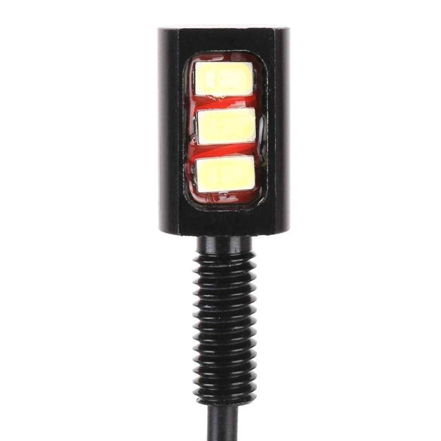 1 Pair DC12V 0.4W 3LEDs SMD-5630 Car / Motorcycle License Plate Light, Cable Length: 27cm, DC12V ...
