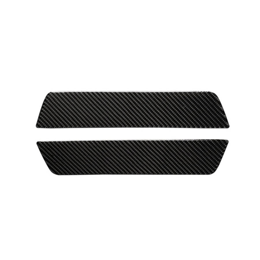 2 PCS Carbon Fiber Car Back Door Threshold Decorative Sticker for Tesla Model 3, Back Door Threshold