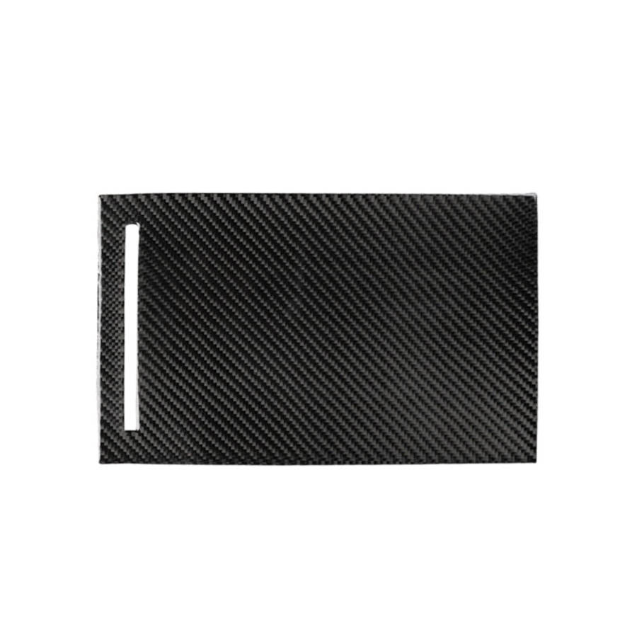 Carbon Fiber Car Storage Box Panel Decorative Sticker for Tesla Model X, Storage Box Panel