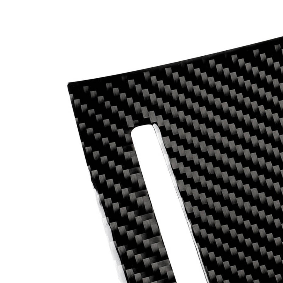 Carbon Fiber Car Storage Box Panel Decorative Sticker for Tesla Model X, Storage Box Panel