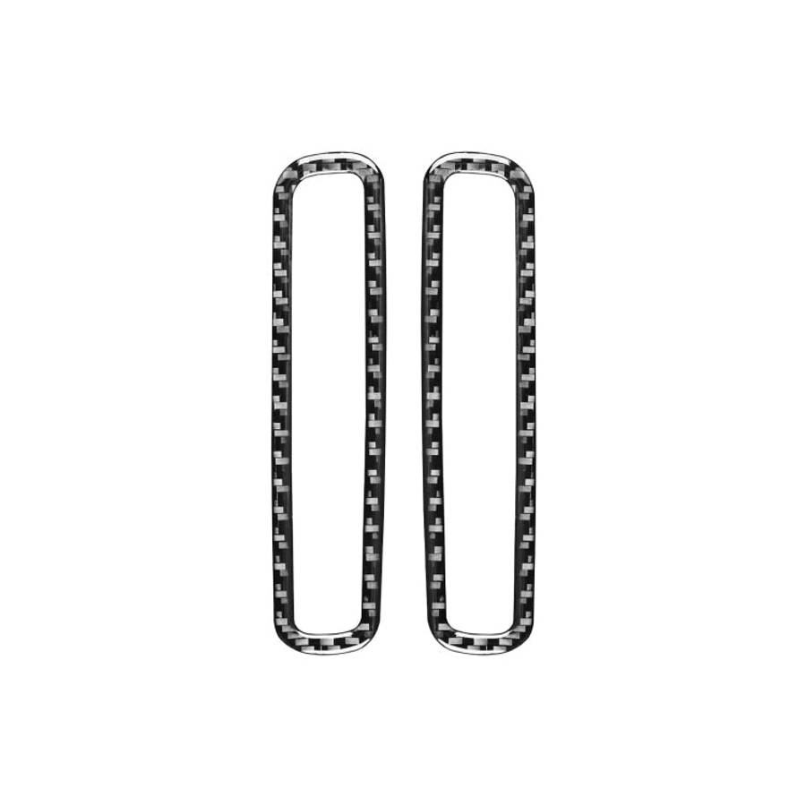 2 PCS / Set Carbon Fiber Car A-pillar Air Outlet Frame Decorative Sticker for Volkswagen Scirocco...