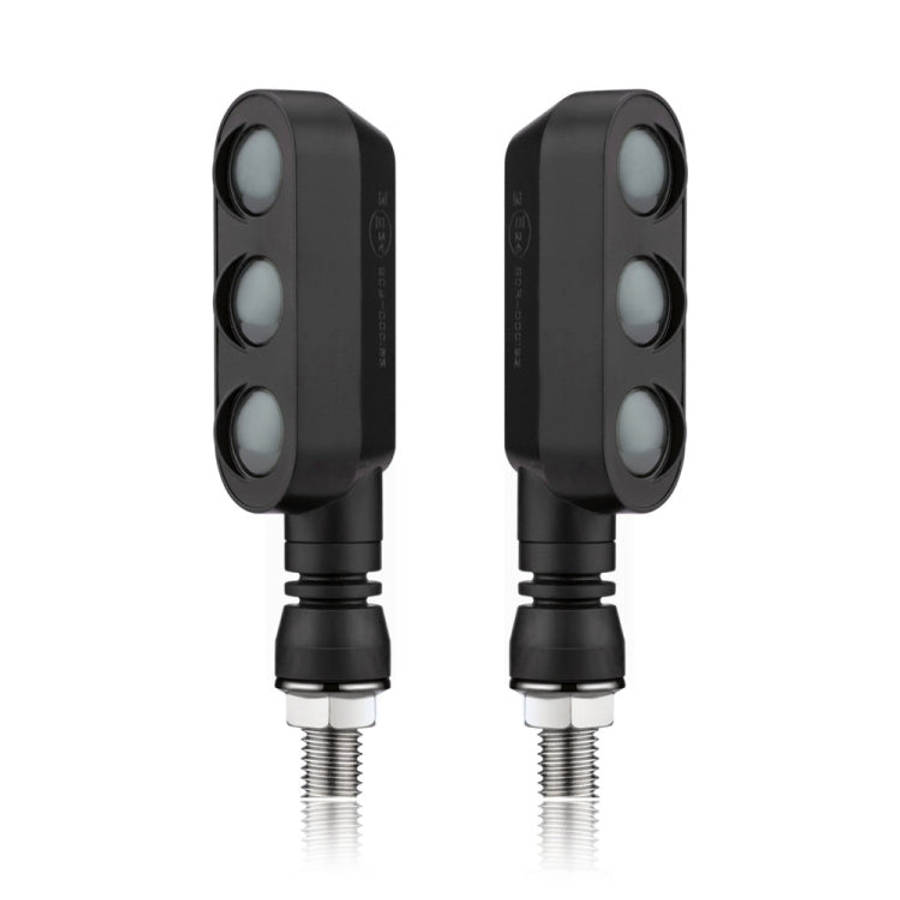 2 PCS KC050 Motorcycle LED Turn Signal Running Brake Light, KC050