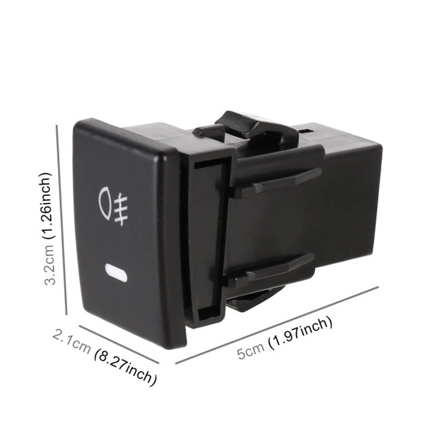 TS-16 Car Fog Light On-Off Button Switch with Cable for Isuzu mu-X, For Isuzu mu-X