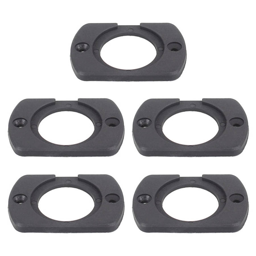 5 PCS 1 Hole Car Modified USB Charging Voltmeter Cigarette Lighter Panel, 1 Hole