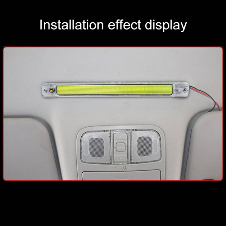 2 PCS ZS-3348 DC12-24V High Bright 84 COB Lamp Beads Car Dome Light Cabin Light Bar, ZS-3348
