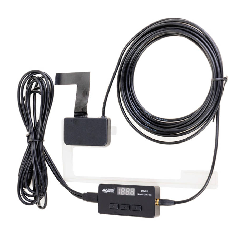 Car DAB+ Digital Broadcasting Receiver Box with FM Forwarding, DAB+ Receiver