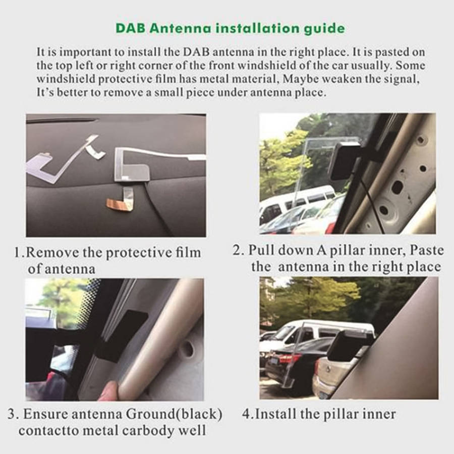 Car DAB+ Digital Broadcasting Receiver Box with FM Forwarding, DAB+ Receiver