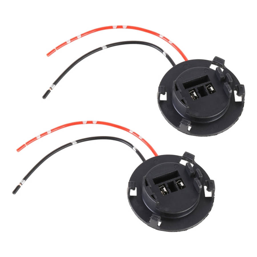 1 Pair TK-306 H7 Halogen Lamp Socket Car Bulb Holder Base with Cable for Hyundai Tucson 2017 / Ki...