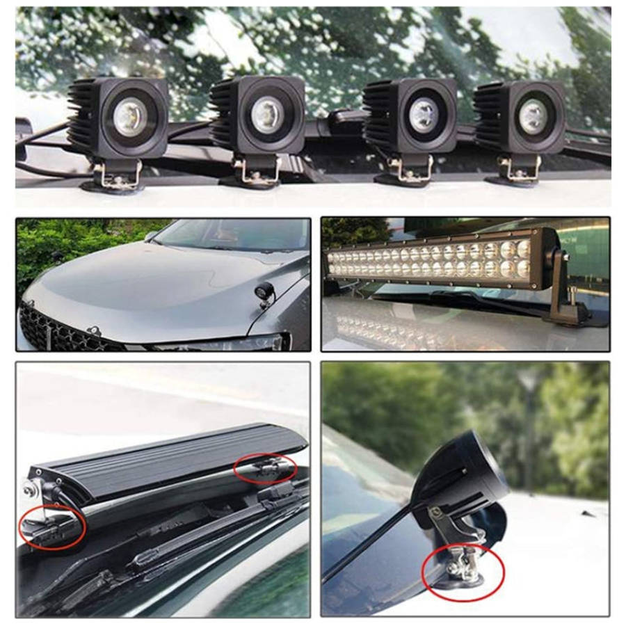 Y-005 Pair Universal LED Strip Light Mounting Bracket, Y-005
