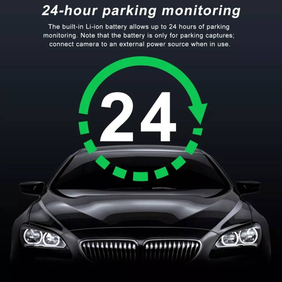 Front and Rear Dual Camera HD InfraredNight Vision Car Dash Cam Driving Recorder, Front and Rear