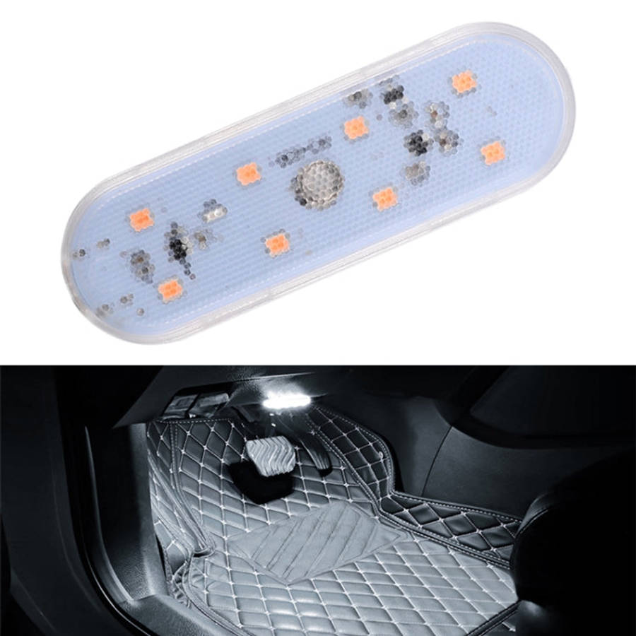 USB-C / Type-C Single Color Touch Switch Control Car Foot Ambient Light, Ice Blue Light, Pink Lig...
