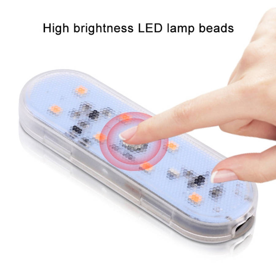 USB-C / Type-C Single Color Touch Switch Control Car Foot Ambient Light, Ice Blue Light, Pink Lig...