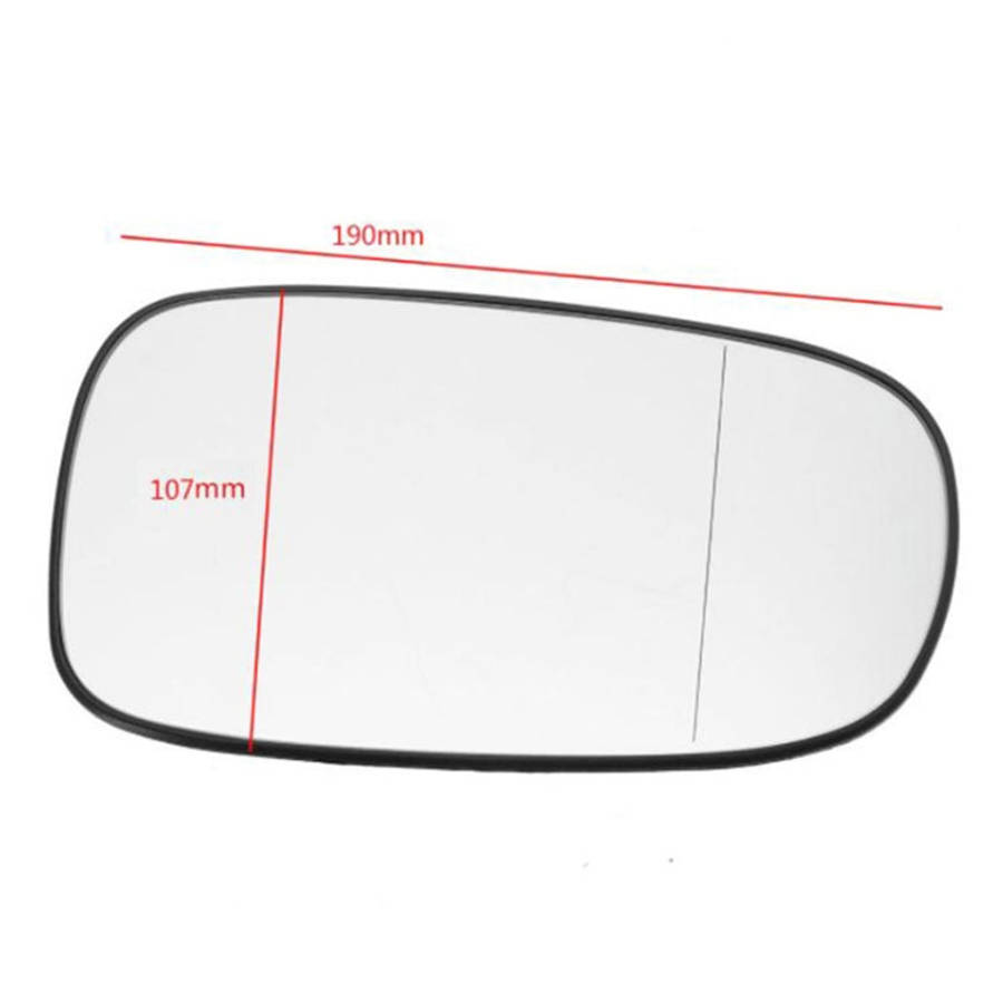 Car Left Side Wide-angle Rearview Mirror 30495 for Saab 93 2003-2010, Right Drive, Left Side
