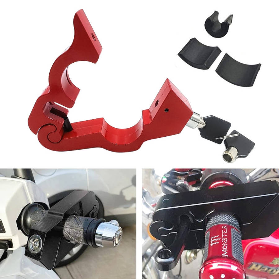 Motorcycle Aluminum Alloy Throttle Handle Lock, Throttle Handle Lock (Black), Throttle Handle Loc...