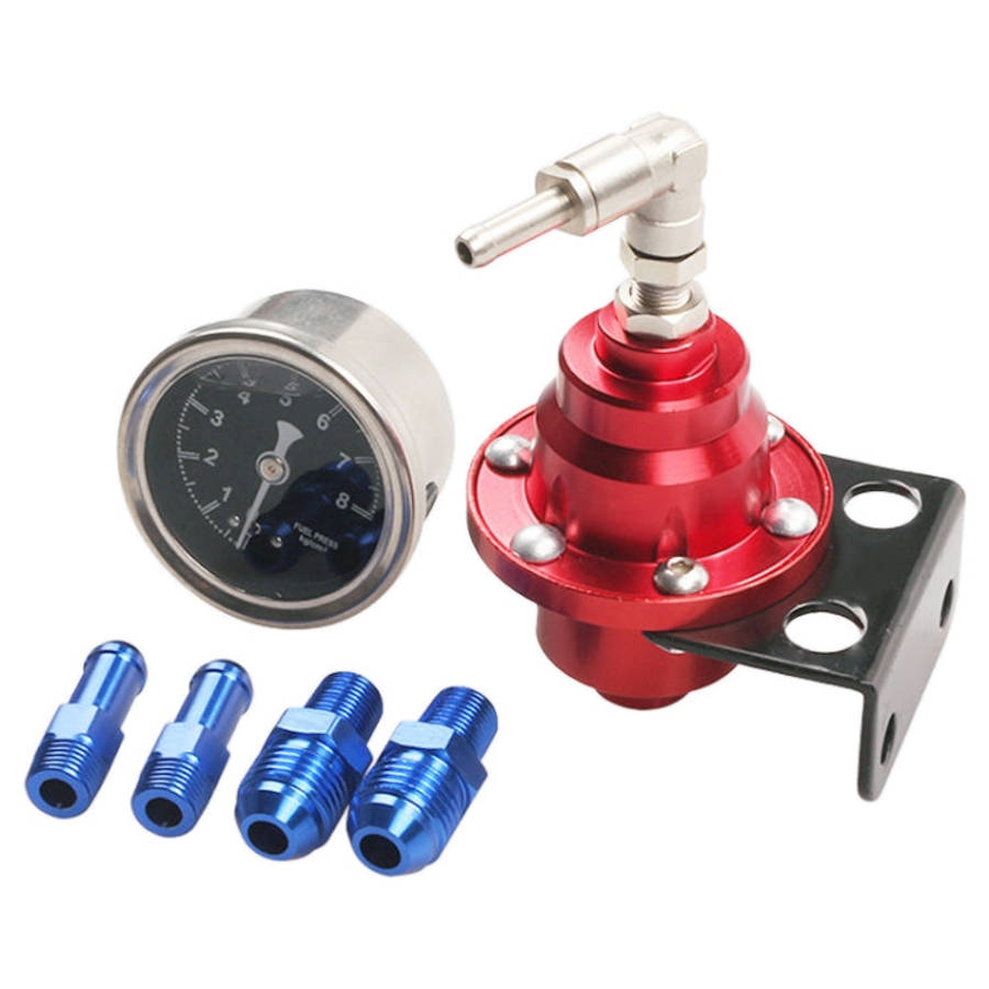 Car Modified Adjustable Fuel Pressure Regulator with Pressure Gauge, Adjustable Fuel Pressure Reg...