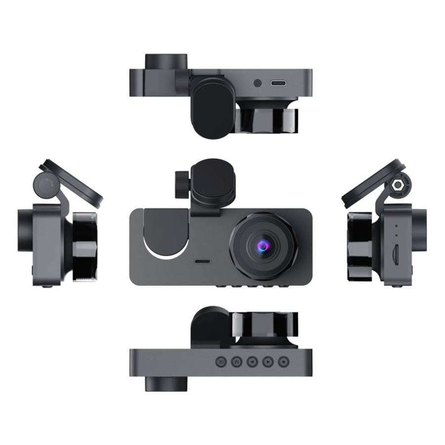 A2 Triple Lens Car Dash Camera Driving Recorder, A2 (Black)