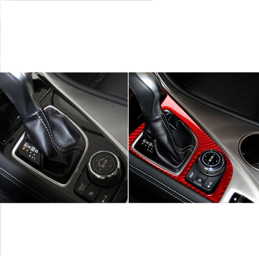 Car Carbon Fiber Gear Panel Decorative Sticker for Infiniti Q50 2014-2020, Left Drive, Gear Panel...