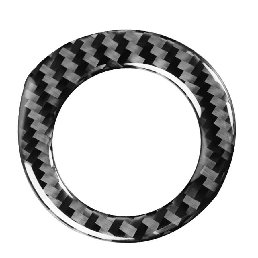 Car Carbon Fiber Ignition Key Ring Decorative Sticker for Toyota Corolla / Levin 2014-2018, Left ...