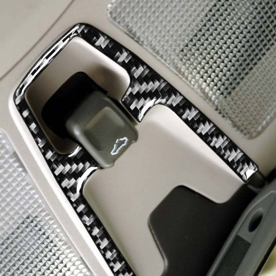 Car Carbon Fiber Reading Light A Decorative Sticker for Volvo XC90 2003-2014, Left and Right Driv...