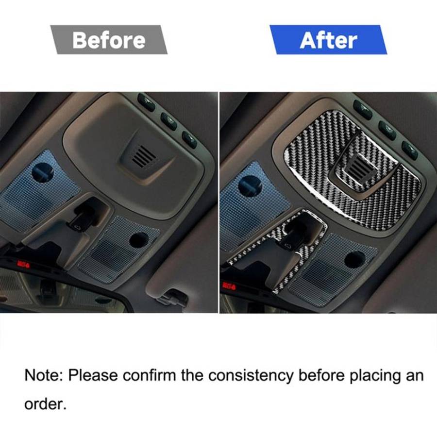 Car Carbon Fiber Reading Light A Decorative Sticker for Volvo XC90 2003-2014, Left and Right Driv...