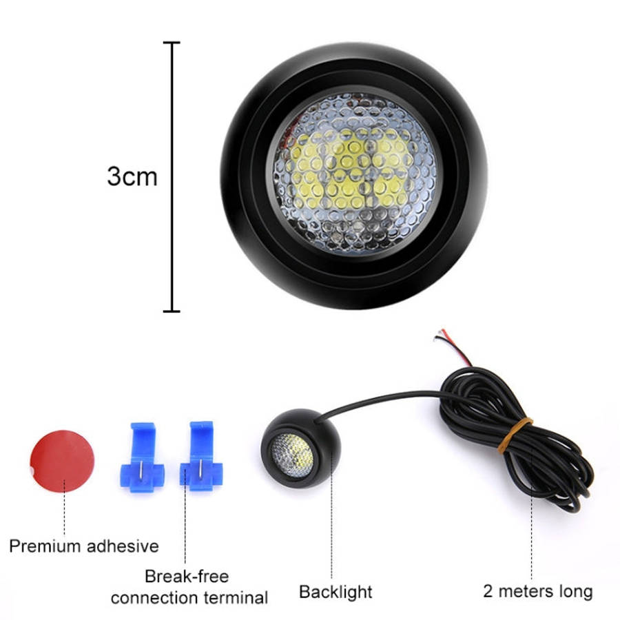 Car LED Super Bright Eagle Eye Reversing Light DC12V / 5W / 6000K / 650LM with Decoding, LED Supe...