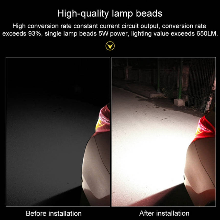 Car LED Super Bright Eagle Eye Reversing Light DC12V / 5W / 6000K / 650LM with Decoding, LED Supe...