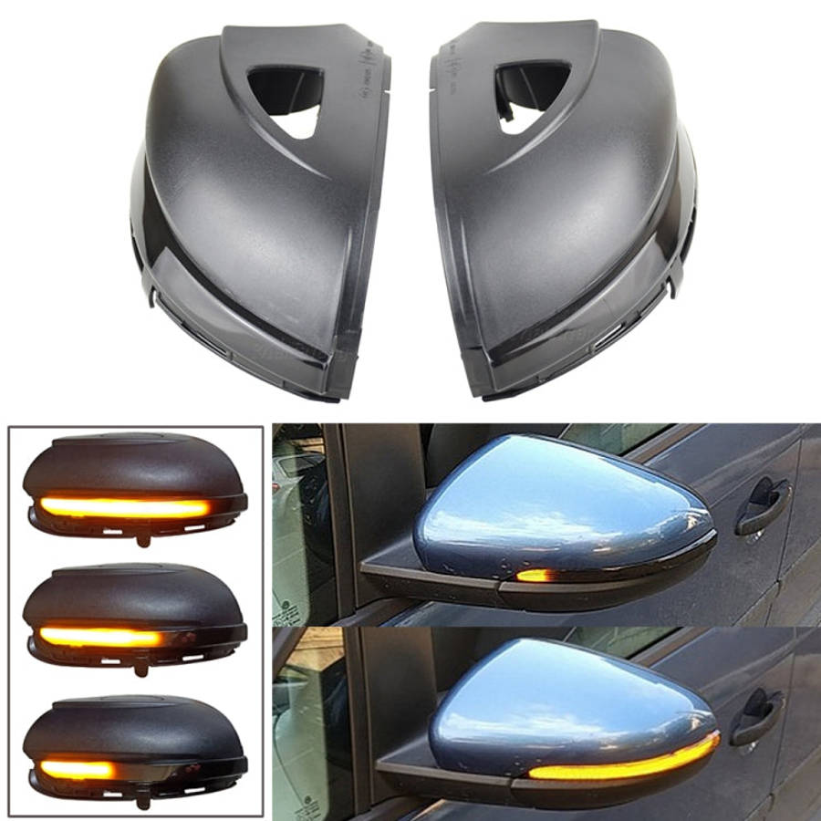1 Pair For Volkswagen Golf 6 MK6 Car Dynamic LED Turn Signal Light Rearview Mirror Flasher Water ...