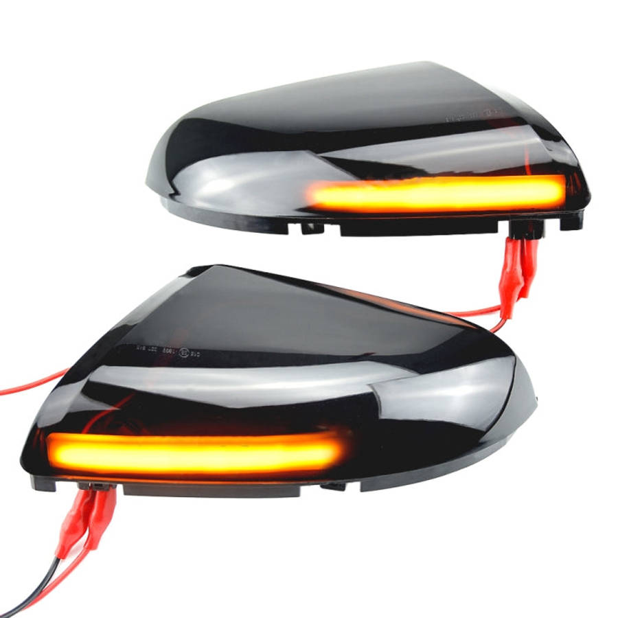 1 Pair For Dodge Ram 1500 2009-2018 Car Dynamic LED Turn Signal Light Rearview Mirror Flasher Wat...