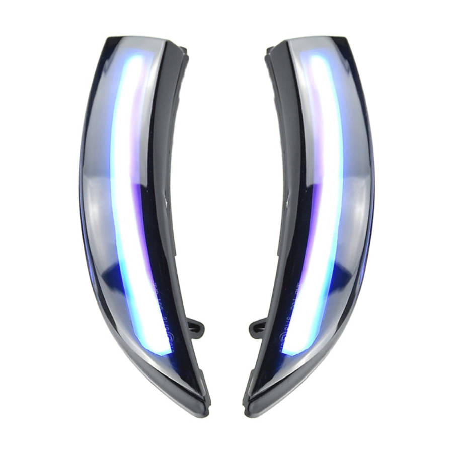 1 Pair For Ford Fiesta 2008-2017 Car Dynamic LED Turn Signal Light Rearview Mirror Flasher Water ...