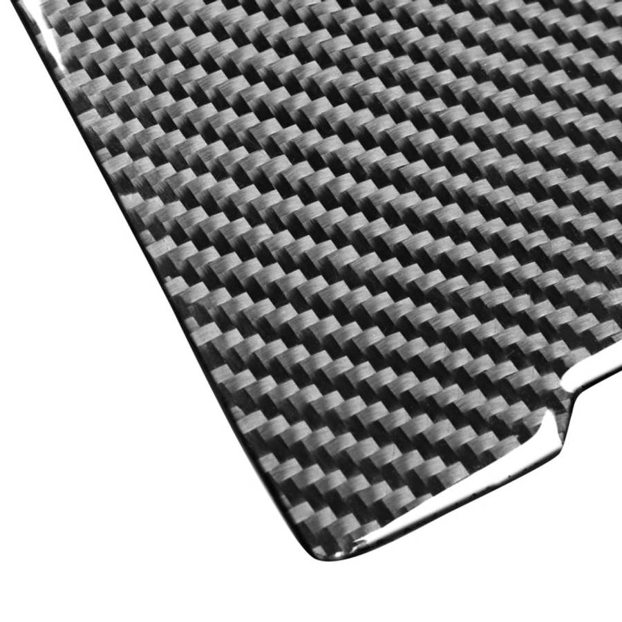 Car Carbon Fiber Driver Storage Box Decorative Sticker for Mitsubishi Lancer EVO 2008-2015, Left ...
