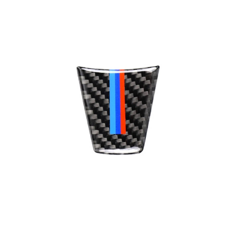 Large A Version Three Color Carbon Fiber Car Steering Wheel Decorative Sticker for BMW E90 2005-2...