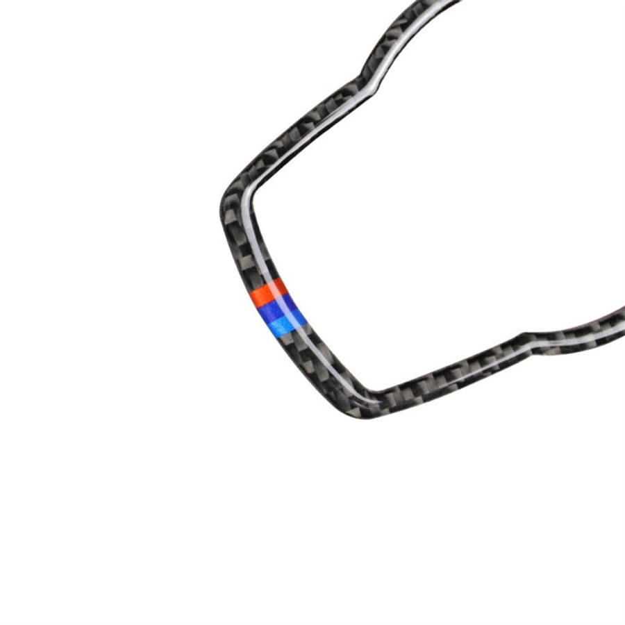 Three Color Carbon Fiber Car Headlight Switch Decorative Sticker for BMW E90 / E92 / E93 2005-201...