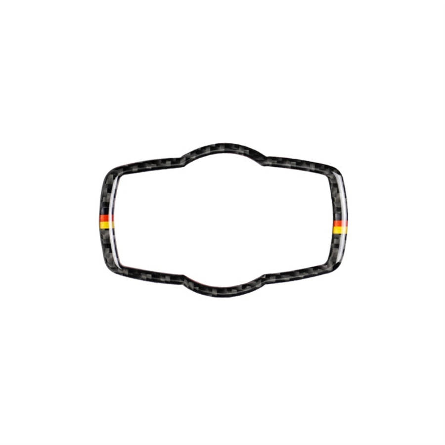 Yellow Red Color Carbon Fiber Car Headlight Switch Decorative Sticker for BMW E90 / E92 / E93 200...