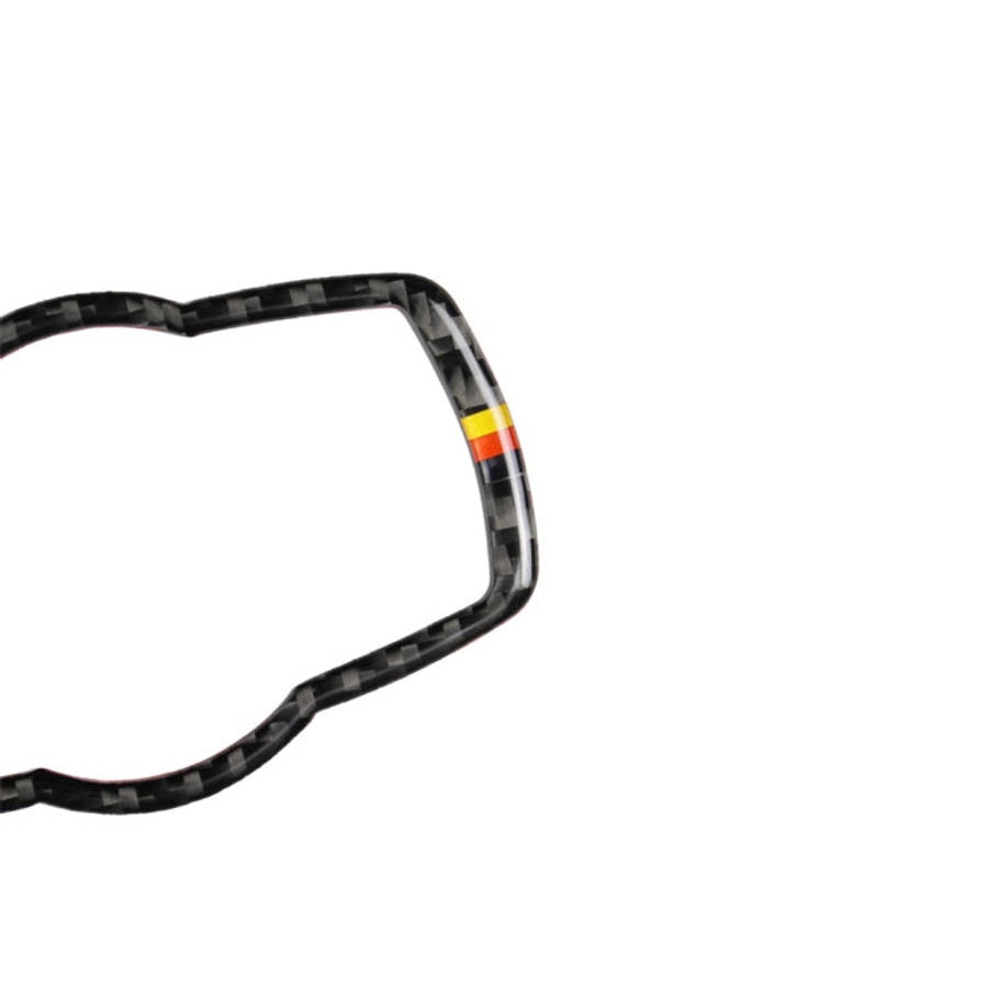 Yellow Red Color Carbon Fiber Car Headlight Switch Decorative Sticker for BMW E90 / E92 / E93 200...