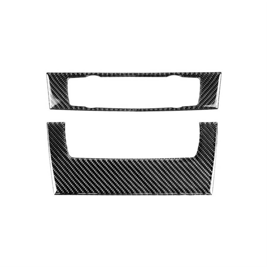 Carbon Fiber Car Central Control CD Panel Decorative Sticker for BMW E90 / E92 2005-2012, High Ed...