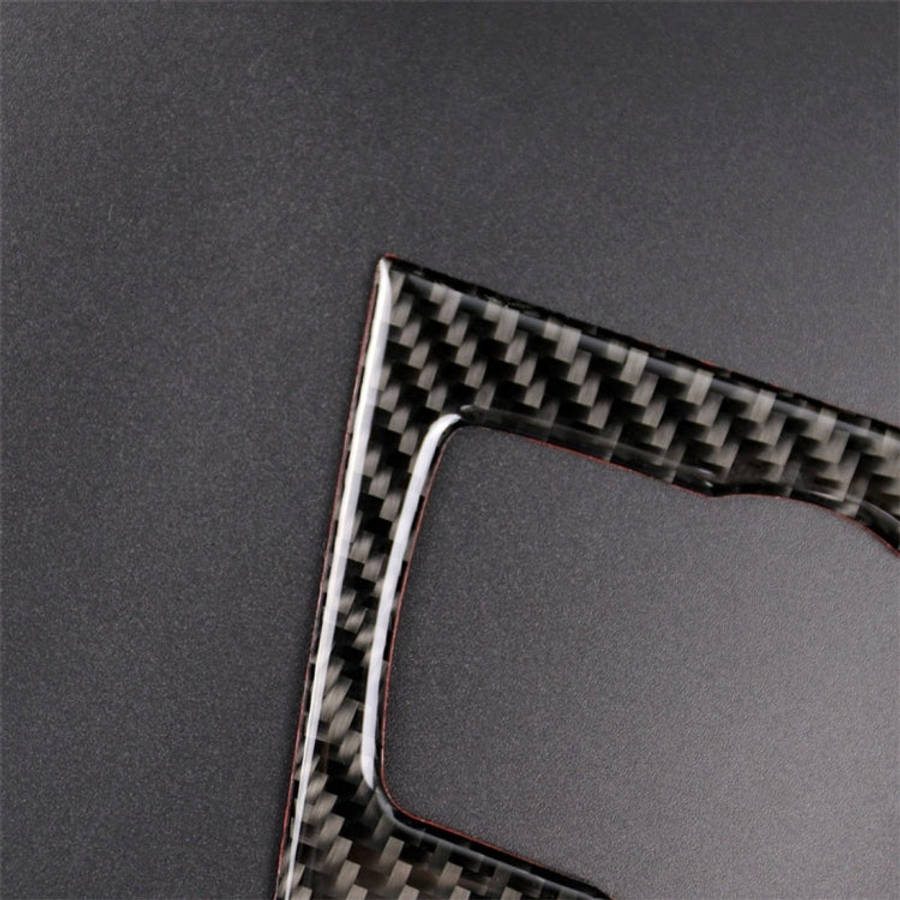 Carbon Fiber Car Central Control CD Panel Decorative Sticker for BMW E90 / E92 2005-2012, Non Nav...