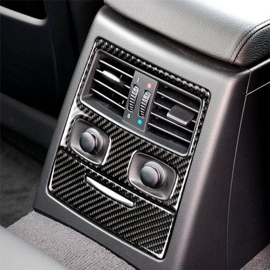 Carbon Fiber Car Rear Air Vent Combination Decorative Sticker with Hole for BMW E90 / E92 2005-20...