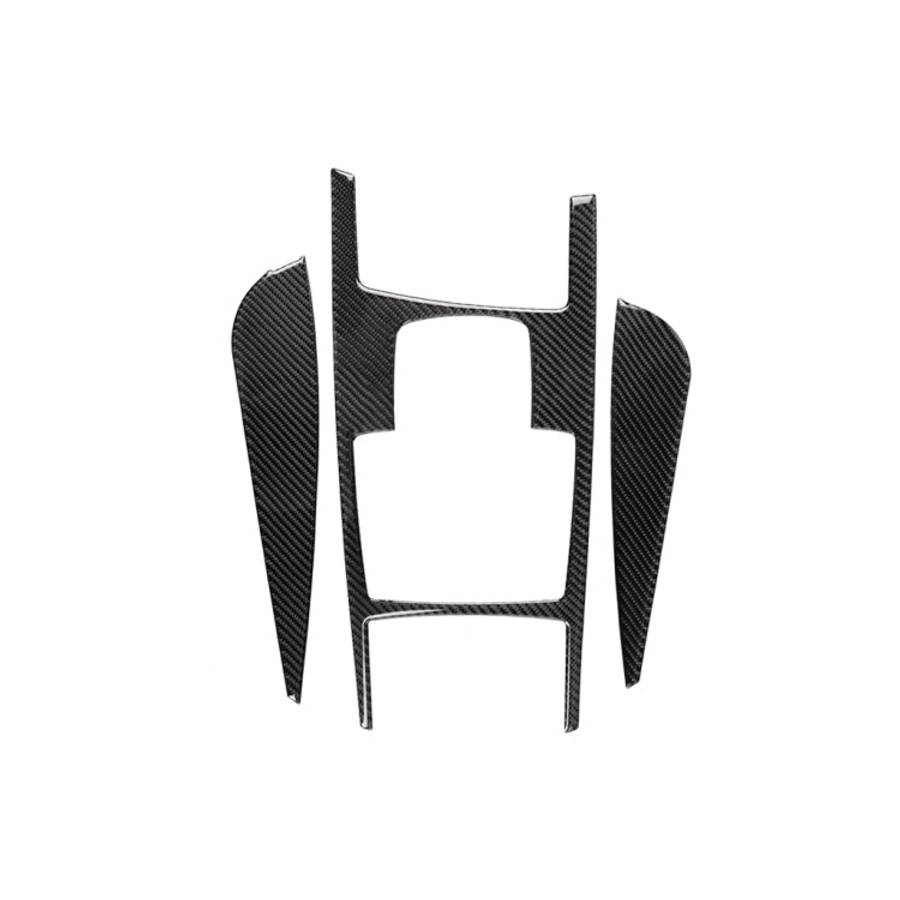 Car Carbon Fiber Gear Shift Position + Side Panel Decorative Sticker for Audi A6 2005-2011, Left ...