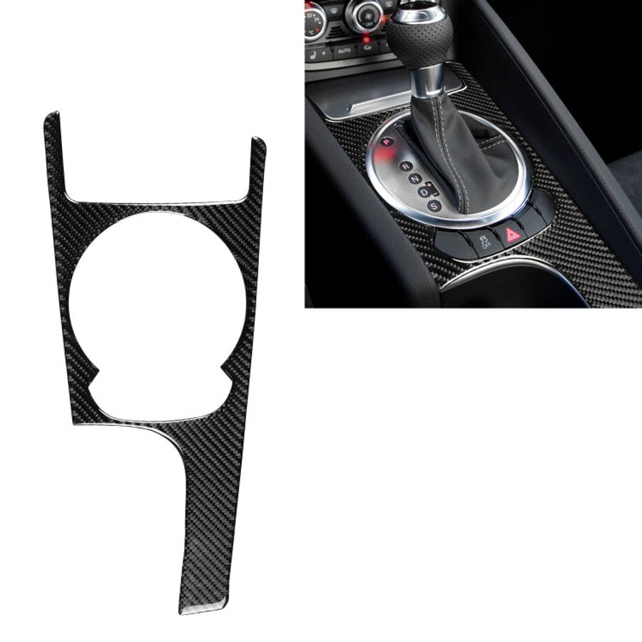 Car Carbon Fiber Gear Shift Panel Decorative Sticker for Audi TT 8n 8J MK123 TTRS 2008-2014, Left...