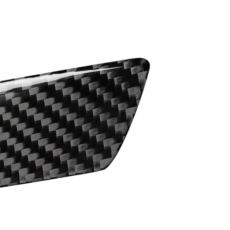 Car Carbon Fiber Passenger Seat Hand Box Switch Decorative Sticker for Audi A3 / 8V 2014-2019, Ri...