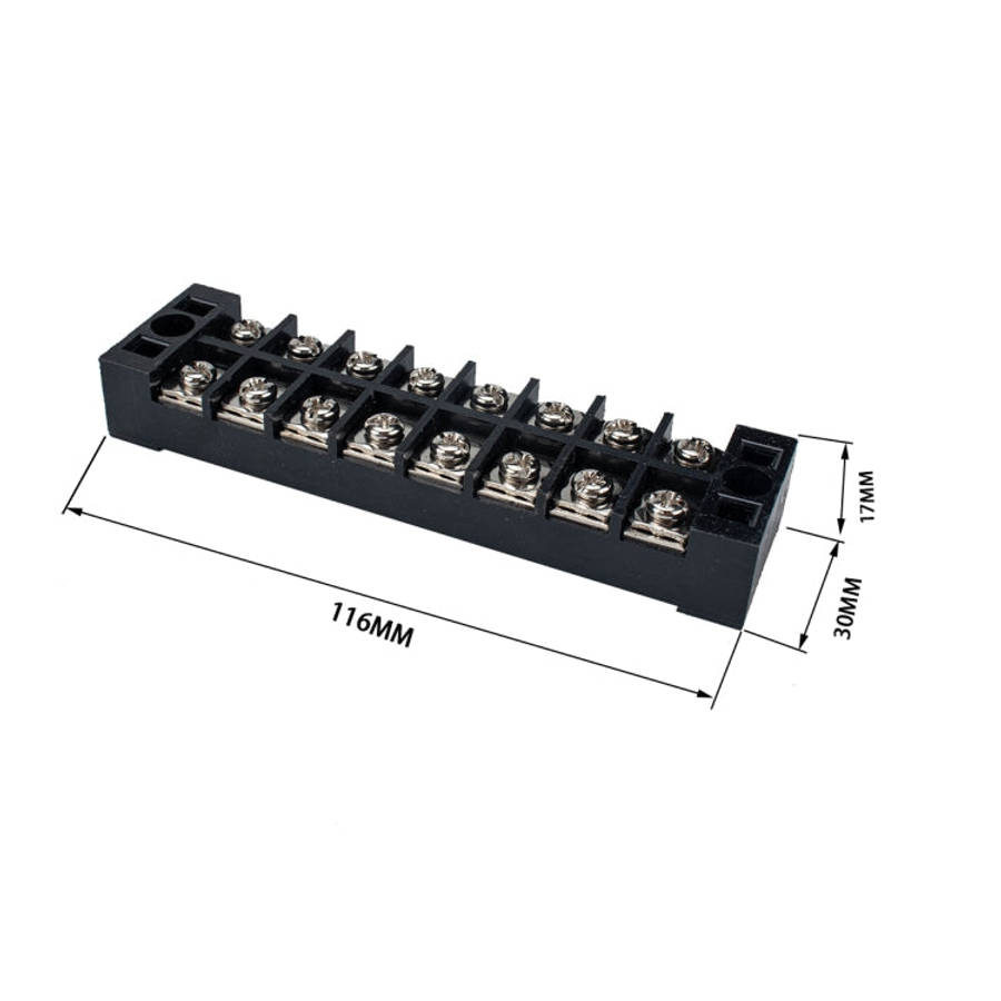 5 PCS Car 8-way 25A TB-2508 Dual Row Power Terminal Connector + 8-position Connection Strip with ...
