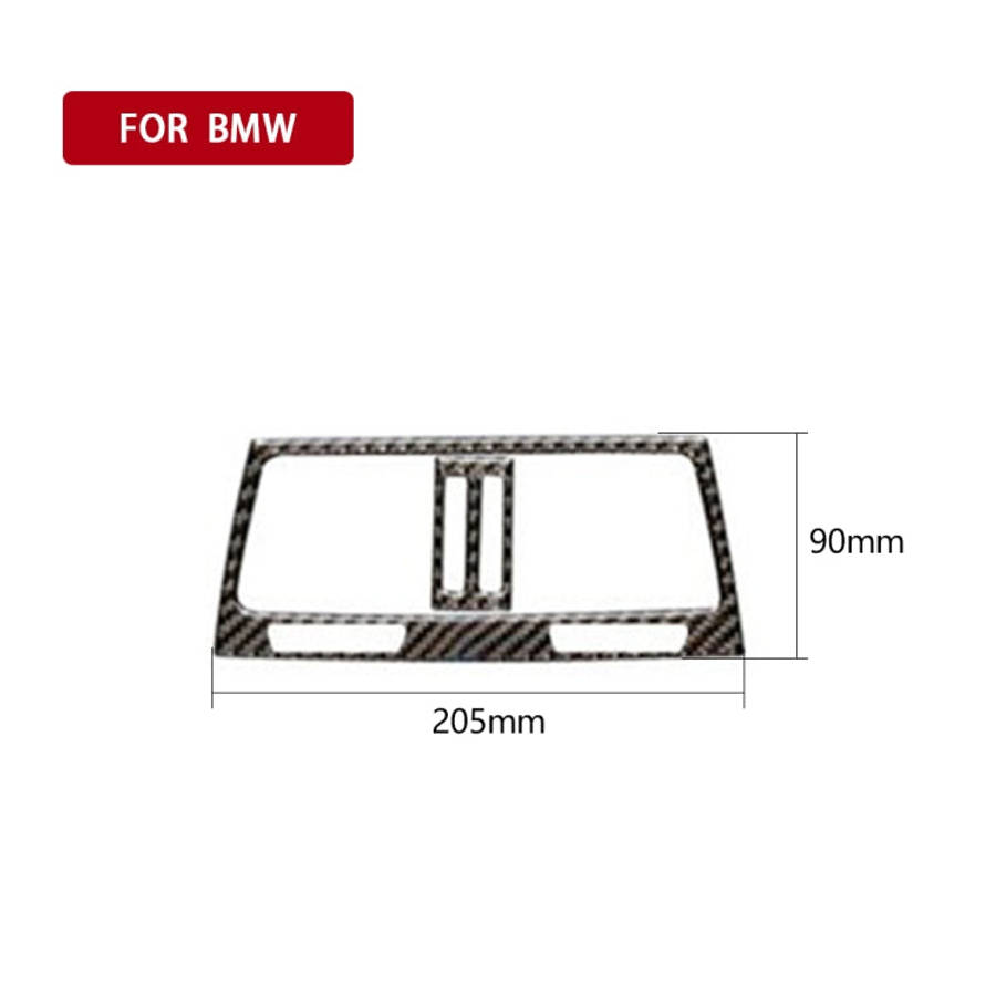 Car Carbon Fiber Solid Color Rear Air Outlet Decorative Sticker for BMW E70 X5 / E71 X6 2009-2013...