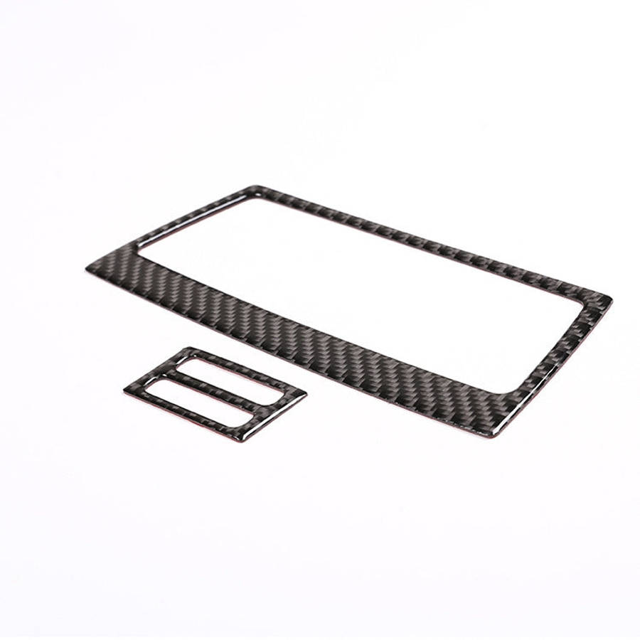 Car Carbon Fiber Solid Color Rear Air Outlet Decorative Sticker for BMW E70 X5 / E71 X6 2009-2013...