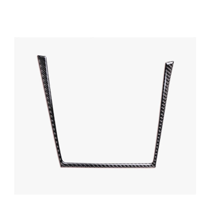 Car Carbon Fiber Water Cup Holder Decorative Sticker for BMW E70 X5 / E71 X6 2009-2013, Left Driv...