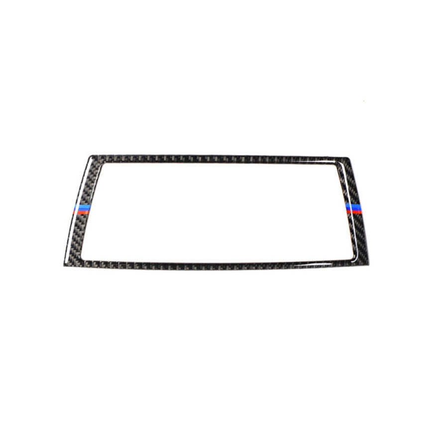 Car Carbon Fiber Tricolor Navigation Frame Decorative Sticker for BMW E70 X5 / E71 X6 2008-2013, ...