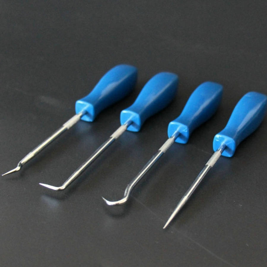 4 PCS Car Pick and Hook Set O Ring Oil Seal Gasket Puller Remover Craft Hand Tool Car Remover Too...