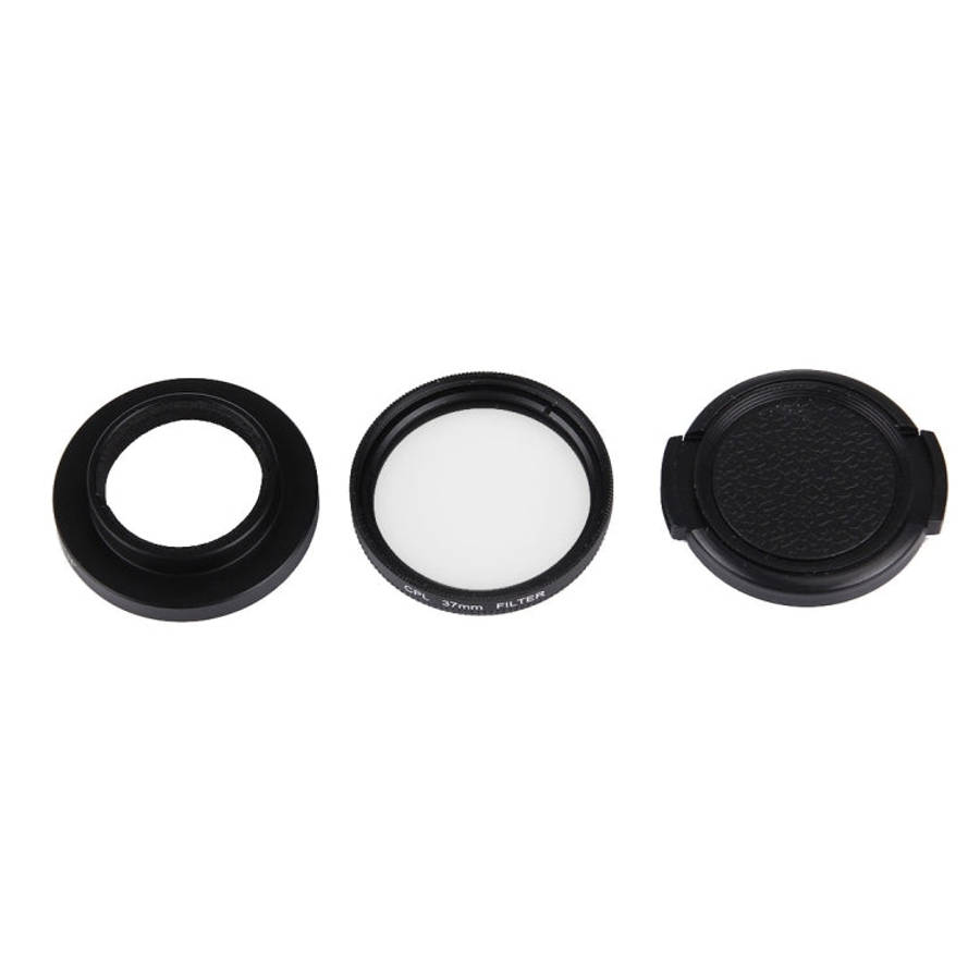 JUNESTAR for Xiaomi Xiaoyi Yi II 4K Sport Action Camera Proffesional 37mm CPL Filter + Lens Prote...