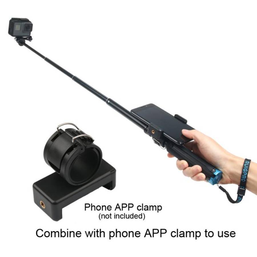 Portable Foldable Tripod Holder Selfie Monopod Stick for DJI, Insta360, GoPro and Other Action Ca...